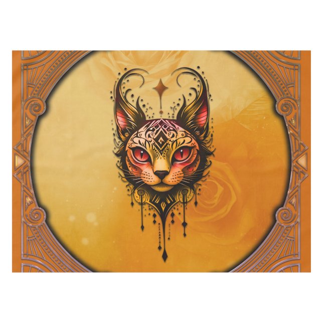 Toalha De Mesa elegância fundamental: um retrato de um gato (Frente (Horizontal))