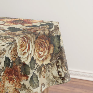 Toalha De Mesa Elegância Grotesca - Padrão Gótico Grande