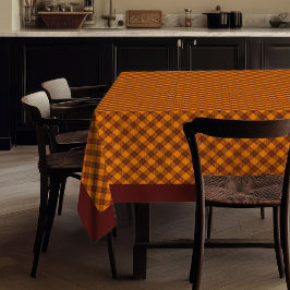 Toalha De Mesa Elegant Fall Plaid Tablecloth Rustic Checkered Art