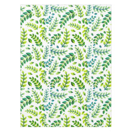 Toalha De Mesa Elegant Leaves Green Lemon Turquoise