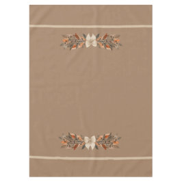 Toalha De Mesa Elegant Taupe “Thanksgiving Leaves” Tablecloth