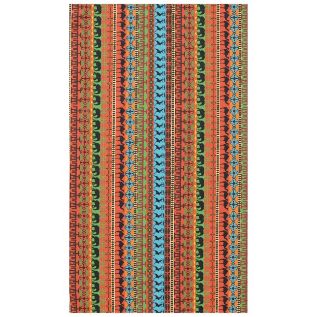 Toalha De Mesa Elegante Africano - Kwanzaa Tablecover (Frente)