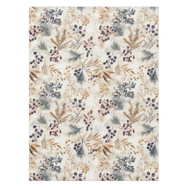 Toalha De Mesa Elegante Aquarela Vermelha Floral, Dourada, Verde,