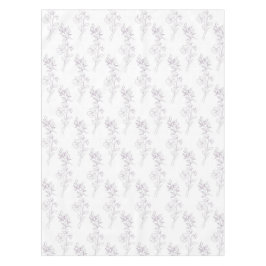 Toalha De Mesa Elegante Boho Vintage Padrão Floral Roxo Primavera