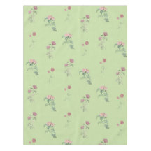 Elegante Boho Vintage Padrão Floral Verde Primaver