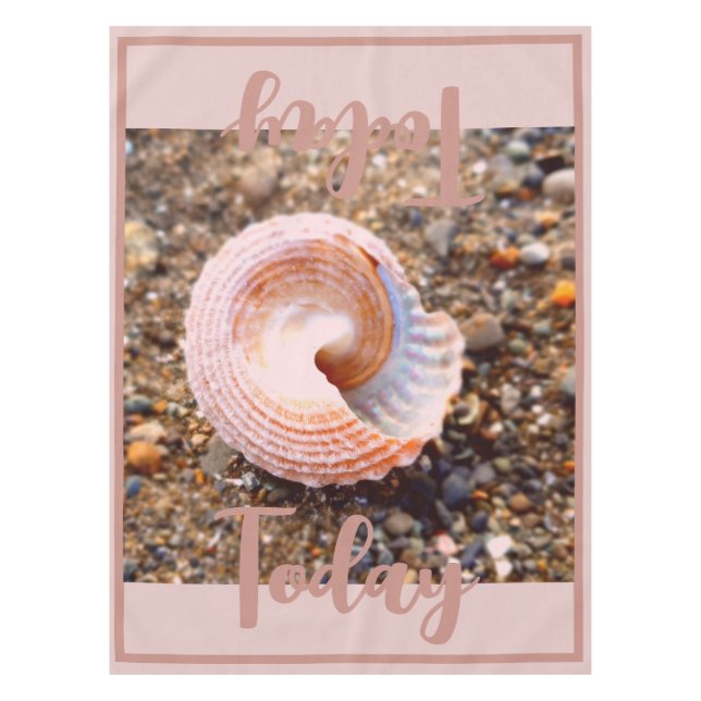 Toalha De Mesa Elegante - Cana Rosa Personalizada (Frente)