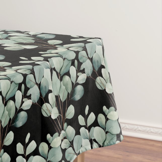 Toalha De Mesa Elegante Eucalyptus deixa Mesa verde (Posição Original)