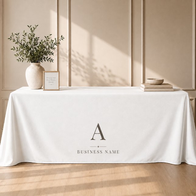 Toalha De Mesa Elegante Faixa de Mesa para Empresas (Criador carregado)