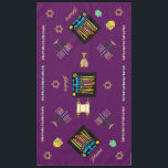 Toalha De Mesa Elegante Hanukkah Chanukah Tablecover<br><div class="desc">Adoro isto e vou postar no meu Feriado - Categoria - Chanucá - Seção Chanukah. Escolha seu tamanho e aproveite. Obrigado por estarem comigo por todas as suas necessidades e ocasiões especiais. Estou honrado. Sharon Rhea Ford (www.zazzle.com/sharonrhea*) ... e eu tenho vários produtos correspondentes a caminho. Veja também as minhas...</div>
