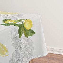 Toalha De Mesa Elegante Mediterrâneo Lemon Summer Tablecloth