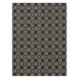 Toalha De Mesa Elegante Padrão de Azulejos Quadrados Art Déco em 