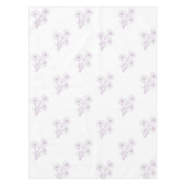 Toalha De Mesa Elegante padrão floral roxo Boho Vintage Primavera