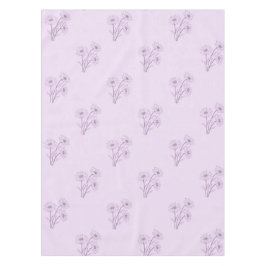 Toalha De Mesa Elegante padrão floral roxo Boho Vintage Primavera