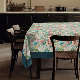 Toalha De Mesa Elegante Romântico Rococo Floral Charm