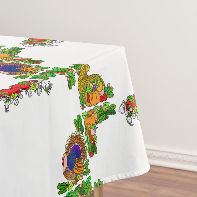 Toalha De Mesa ELEGANTE THANKSGIVING tablecloth (Posição Original)