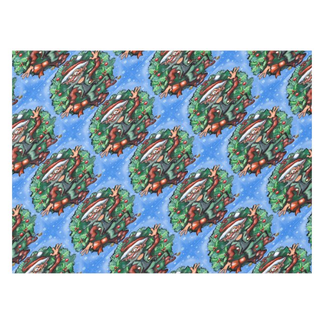 Toalha De Mesa Elf de Natal (Frente (Horizontal))