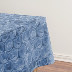 Toalha De Mesa Embalagem de bolhas azuis