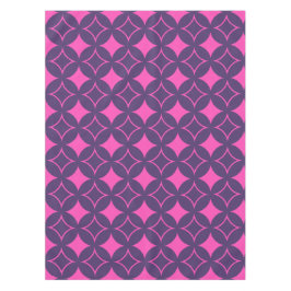 Toalha De Mesa Embarcação rosa e roxa