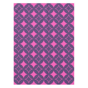 Toalha De Mesa Embarcação rosa e roxa