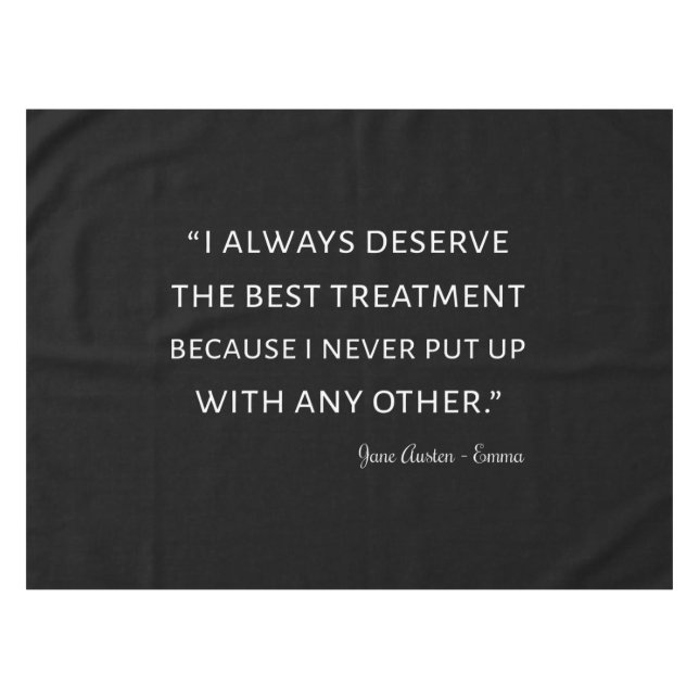 Toalha De Mesa Emma Por Jane Austen Cote II (Frente (Horizontal))