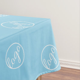 Toalha De Mesa Empresa de Logotipo da Apresentação de Comércio Az