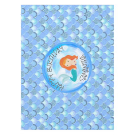 Toalha De Mesa Enchendo Festa de aniversário de Sereia