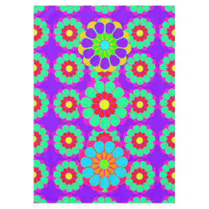 Toalha De Mesa Energia Funny Flower Bloom I II III