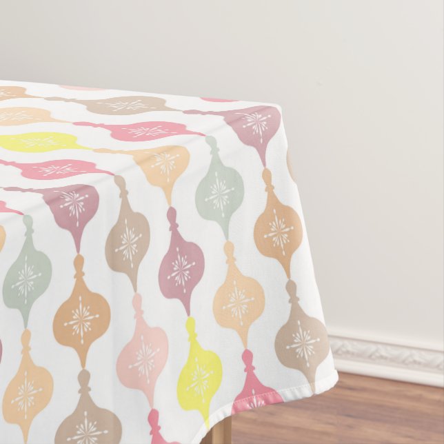 Toalha De Mesa Enfeites de natal moderno (Posição Original)