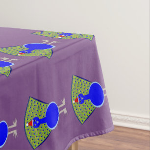 Toalha De Mesa Engraçado Peacock de Natal