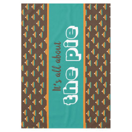 Toalha De Mesa Engraçado Pumpkin Pie de Ação de Graças