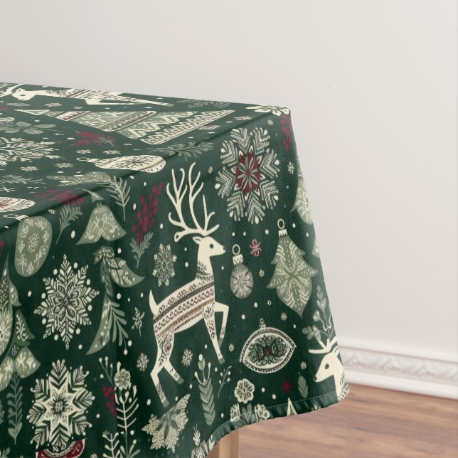 Toalha De Mesa Época de Natal Escandinavo (Posição Original)