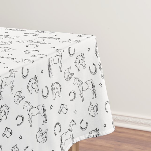 Toalha De Mesa Equestre (Posição Original)