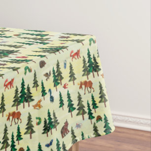 Toalha De Mesa Eric Carle Padrão de Diversão Florestal
