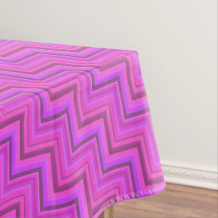 Toalha De Mesa Escada de faixas cor-de-rosa