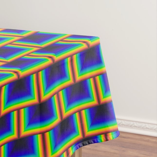 Toalha De Mesa Escalas quadradas de espectro solar (Posição Original)