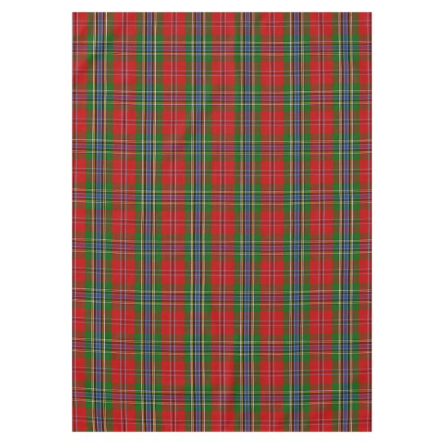 Toalha De Mesa Escocês Clan MacLean da Xadrez Duart Tartan (Frente)