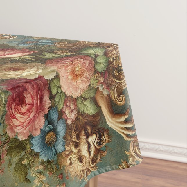 Toalha De Mesa Escondido no luxo - Padrão Gótico Grande (Posição Original)