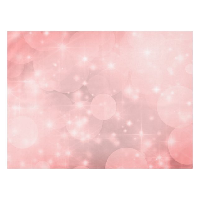 Toalha De Mesa Esmagador de Escamudo Rosa Simples Elegante (Frente (Horizontal))