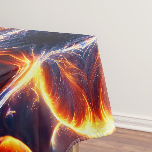 Toalha De Mesa Espaço de água de fogo (Posição Original)