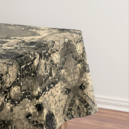 Toalha De Mesa Espelho com aspecto veloz, monocolor bege clássico