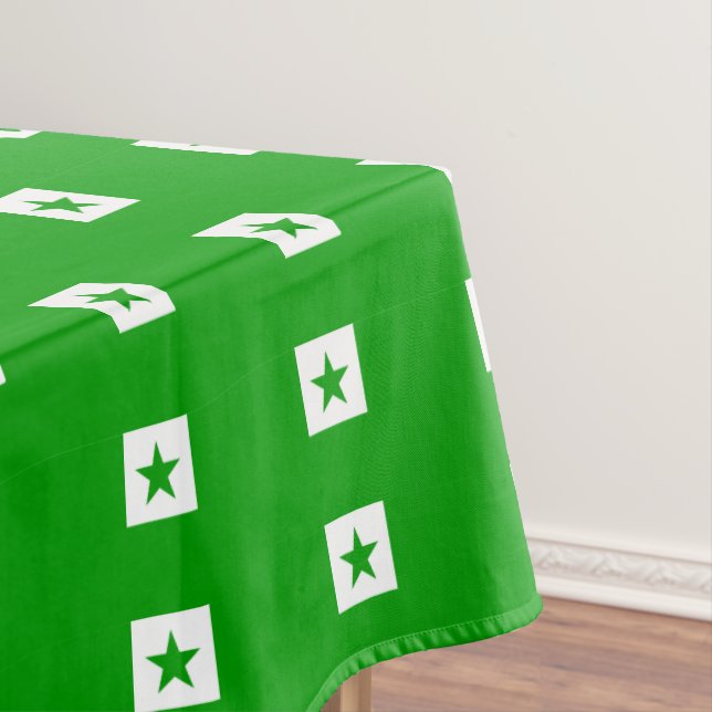 Toalha De Mesa Esperanto: Bandeira verde (Posição Original)