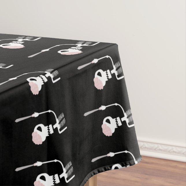 Toalha De Mesa Esqueleto de Halloween com espada (Posição Original)