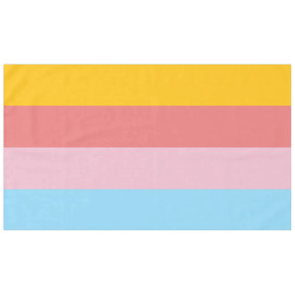 Toalha De Mesa Esquema de cor do pastel de Verão