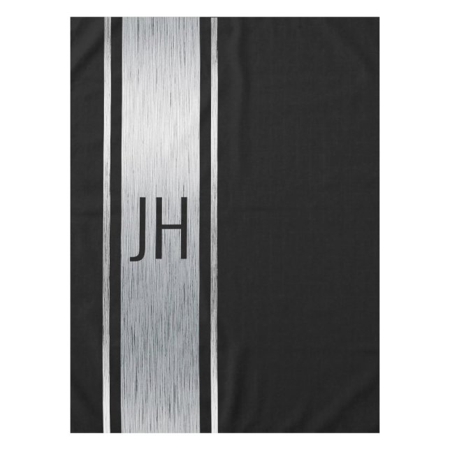 Toalha De Mesa Esta despedida de solteiro preto-e-branco (Frente)