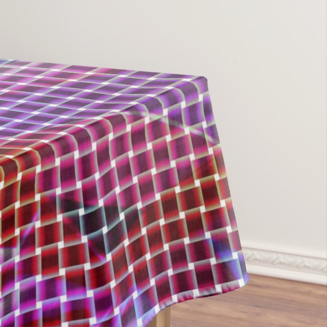 Toalha De Mesa Estilo das cestas em tons de rosa escuro, lilás, r (Posição Original)