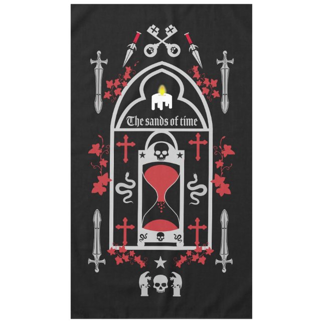 Toalha De Mesa Estilo de Moda Gótica (Frente)