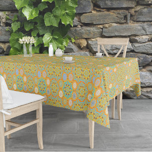 Toalha De Mesa Estilo de tangerina mórbida arabesca octo-brilhant