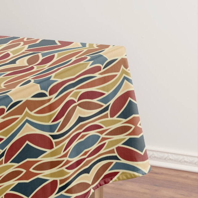 Toalha De Mesa Estilo de Vidro Geométrico Opaco Design (Posição Original)