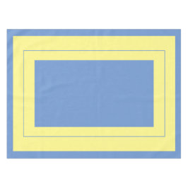 Toalha De Mesa Estilo do país, azul e amarelo, algodão