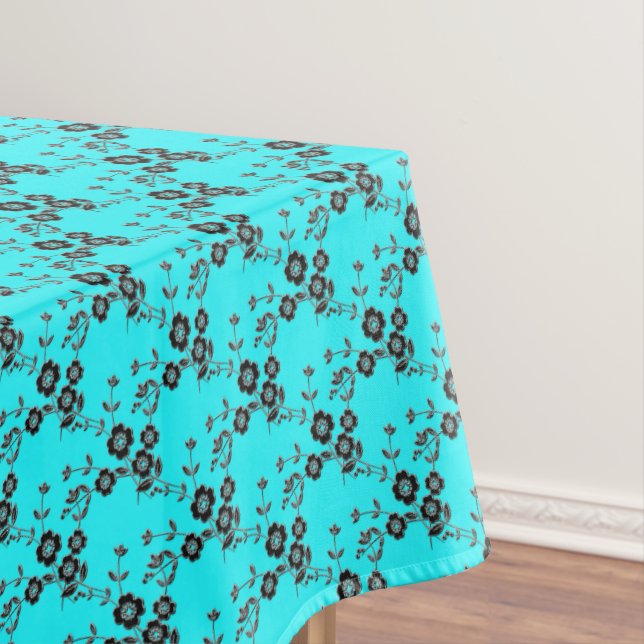 Toalha De Mesa Estilo FS 1 Robins Ovo Azul-Prata-52x70 TABLECLOTH (Posição Original)